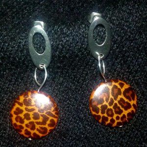 Leopards Print Earrings